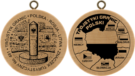 No. 481 - Trójstyk granic, Polska - Rosja - Litwa No. 481 - Trójstyk granic, Polska - Rosja - Litwa